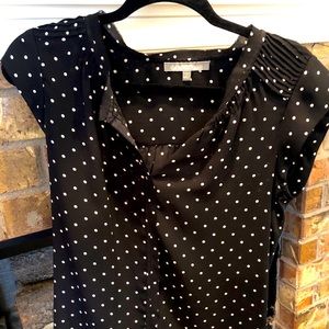 Daniel Rainn polka dot blouse XS